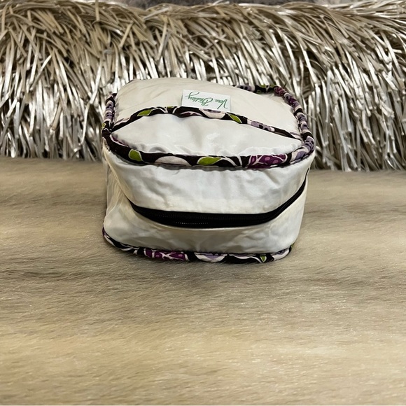 VERA BRADLEY Plum Petals Zipper 2011 Insulated Lunch Bunch Bag Purple Floral Y2K - Picture 9 of 14